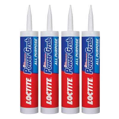 Loctite 9 fl. oz. Clear Power Grab All-Purpose Adhesive 1589155 - The Home  Depot