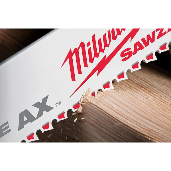 Milwaukee - SAWZALL Demolition Nail-Embedded Wood and Metal Cutting Bi-Metal Reciprocating Saw Blade Set (13 Piece)