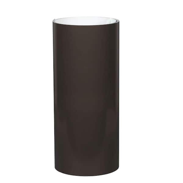 24 in. x 50 ft. Dark Bronze Aluminum PVC Textured Coated Trim Coil