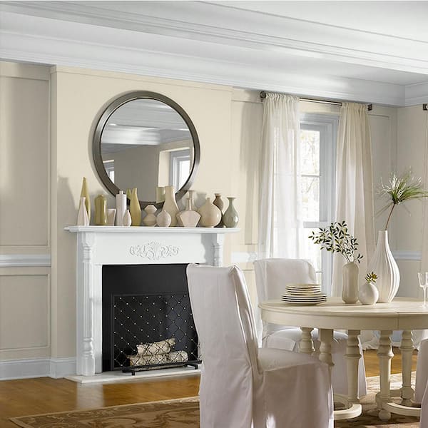 Paint & Interior - Primer Beige The BEHR Matte Home #YL-W13 5 gal. MARQUEE Sentimental 145005 Depot