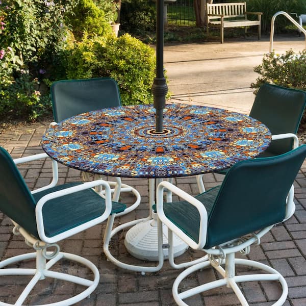 cover for glass patio table with umbrella hole Classic Accessories Veranda Square & Chair Set proof plastic 1 Piece Umbrella Hole Ring