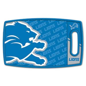 NFL Detroit Lions Logo Series Cutting Board 9in x 0.5in- Rectangle- Manufactured Wood and polypropylene