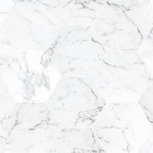 Carrara Infinity 11 in. x 13 in. Matte Porcelain Floor and Wall Tile (10.76 sq. ft./Case)