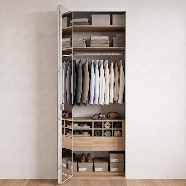 moo プロフ必見 Impact Plus 30 in. x 80 in. Polished Edge Mirror Solid Core MDF
