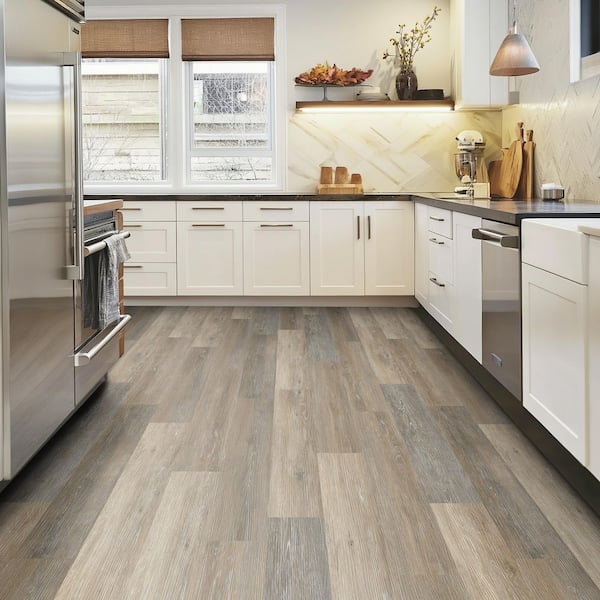 Big Horn 6 MIL x 6 in. x 36 in. Waterproof Click Lock Vinyl Plank Flooring (23.95 sq. ft. /case)