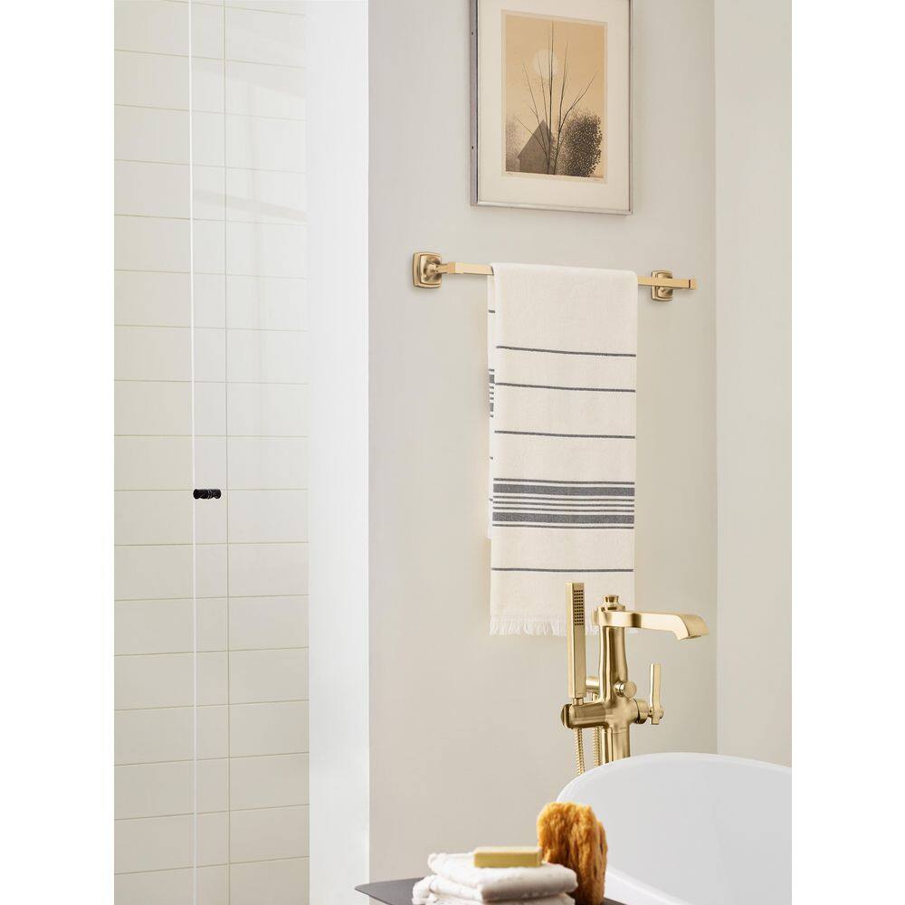 Champagne Bronze 24" Wall Mounted Towel Bar