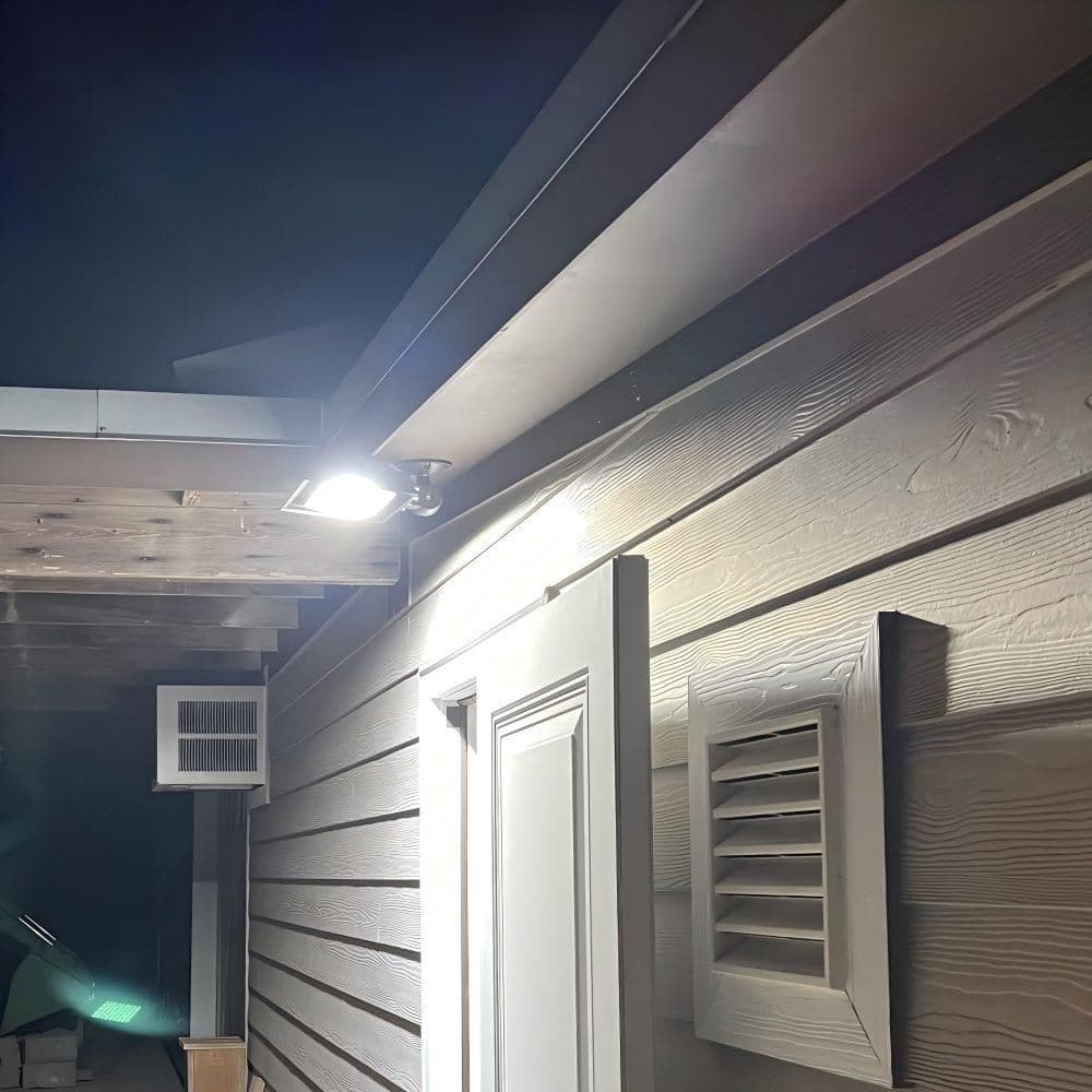 750-Watt equivalent 18000 Lumen 120° Brown Integrated LED 5000K Dusk to Dawn Outdoor Flood Light for Yard 4-Pack price history on PriceWatchPro