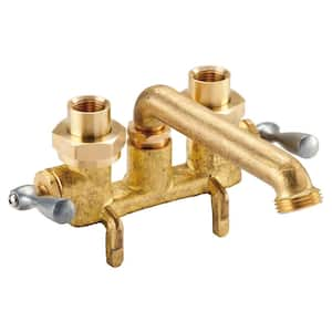 Gerber Classics 2-Handle Laundry Utility Faucet in Rough Brass