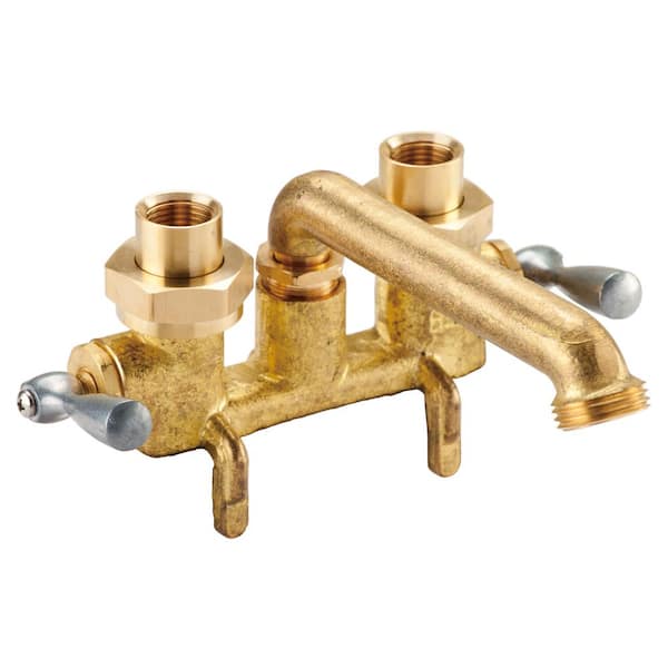 Gerber Classics 2-Handle Laundry Utility Faucet in Rough Brass