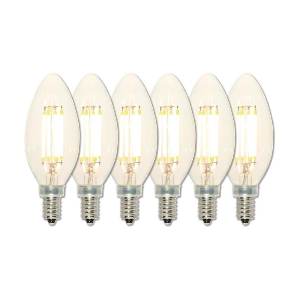 Westinghouse 60-Watt Equivalent B11 Dimmable ENERGY STAR Clear Filament ...