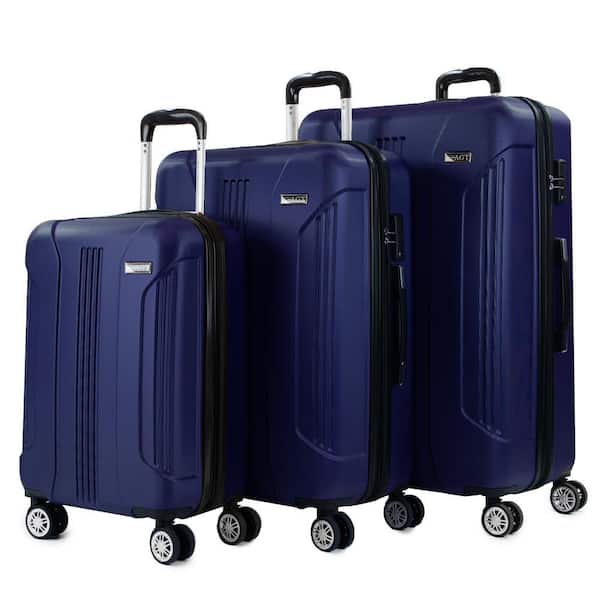 American Green Travel Denali S 3-Piece Navy Anti-Theft TSA Luggage