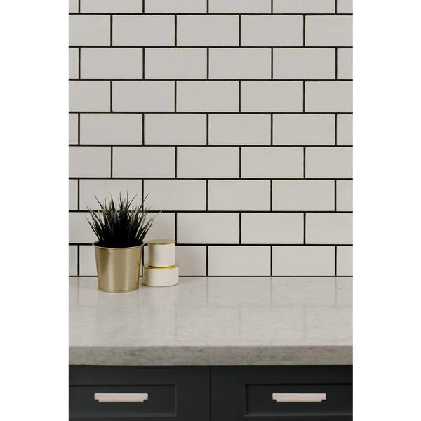 latte様4 MSI Take Home Tile Sample - Antique White 4 in. x 4 in. Glossy