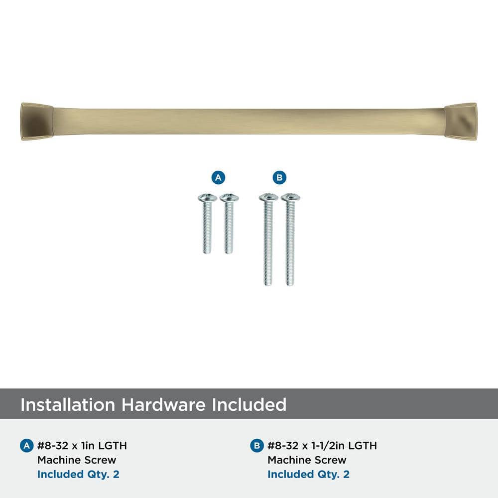 Golden Champagne 8" Modern Traditional Cabinet Pull