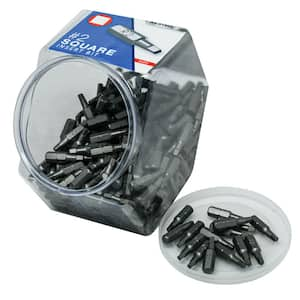 #2 x 1 in. Square Recess Phillips (300-Pack)