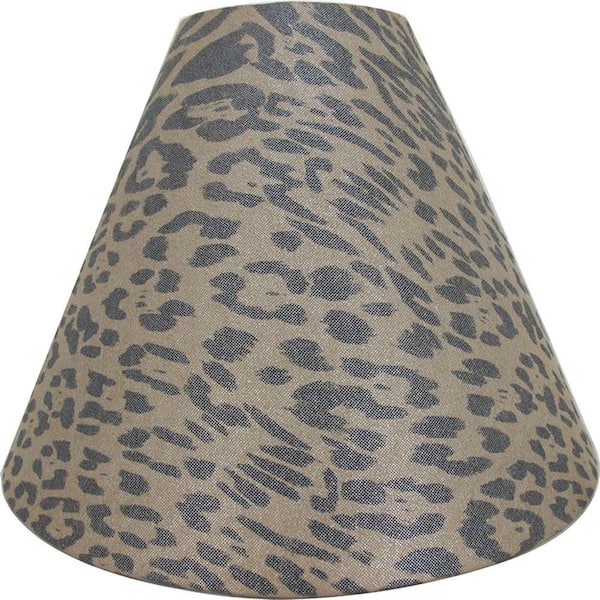 Hampton Bay Mix and Match Leopard Hardback Shade