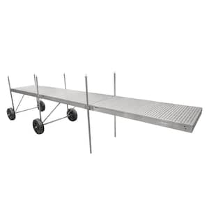 24 ft. Roll-In-Dock Straight System with Aluminum Frame and Titan Decking