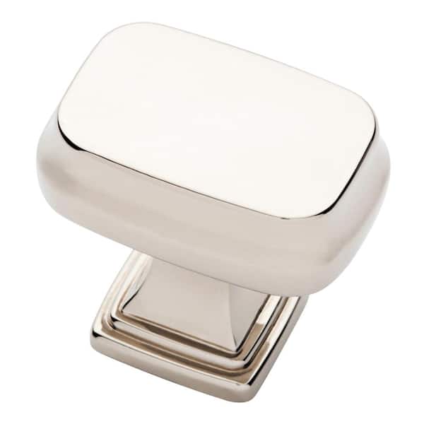 Liberty Brightened Opulence 1-5/16 in. (33 mm) Polished Nickel Square Cabinet Knob