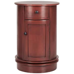 Tabitha Red Storage End Table
