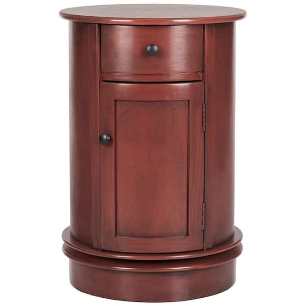 SAFAVIEH Tabitha Red Storage End Table