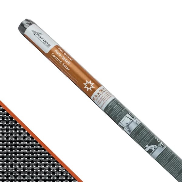 Charcoal Fiberglass Sun Guard 90 Solar Screen Roll