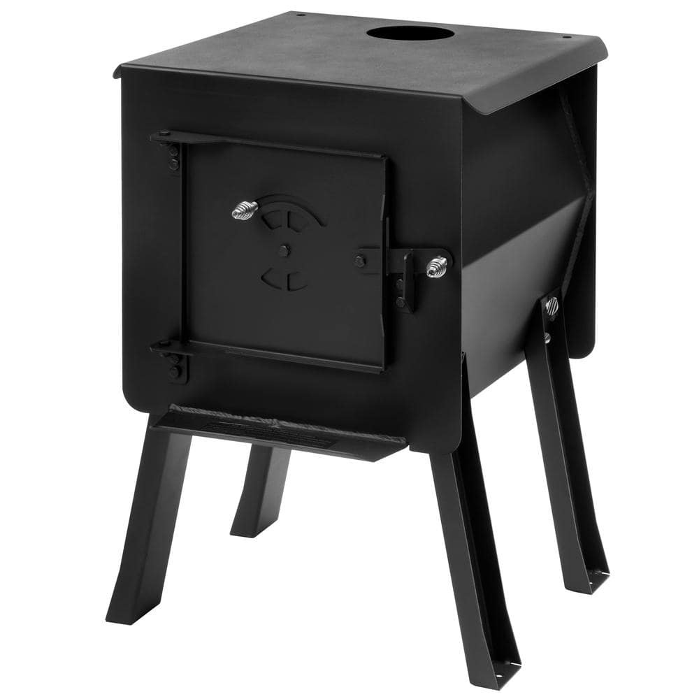 Survivor 1.8 cu. ft. Firebox Camp Stove in Black