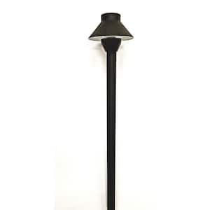 Low Voltage Black Outdoor Landscape Small Hat Pathway Light