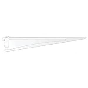 ShelfTrack White Steel Adjustable Mount Track Bracket for 16 in. D Shelves (17 in. L)