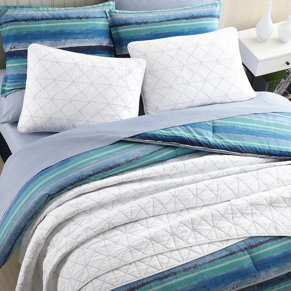 Hand Stitch 3-Piece Reversible King Quilt Set – The Find KC