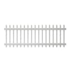 Chelsea 3 ft. H x 8 ft. W White Vinyl Spaced Picket Fence Panel