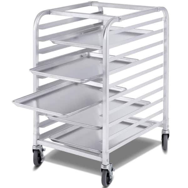 Stainless steel rack dishwasher tray trolley