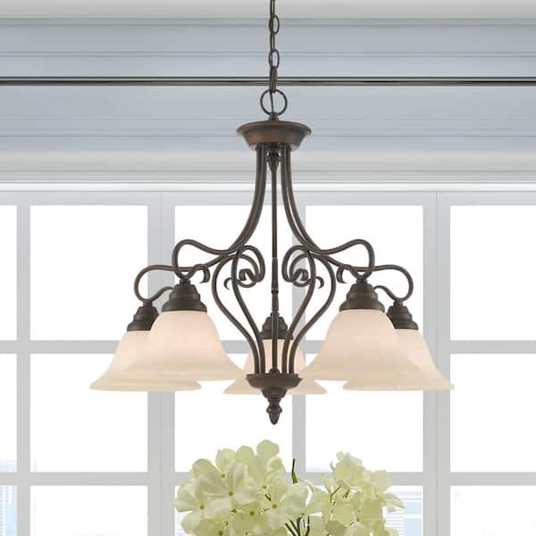 Livex Lighting Coronado Imperial Bronze Transitional Kitchen Island Light