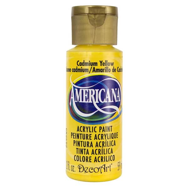 DecoArt Americana 2 oz. Cadmium Yellow Acrylic Paint