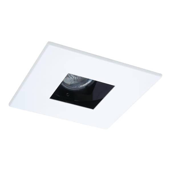 HALO Halo E44 4in. Metal White Square Pinhole Recessed Trim