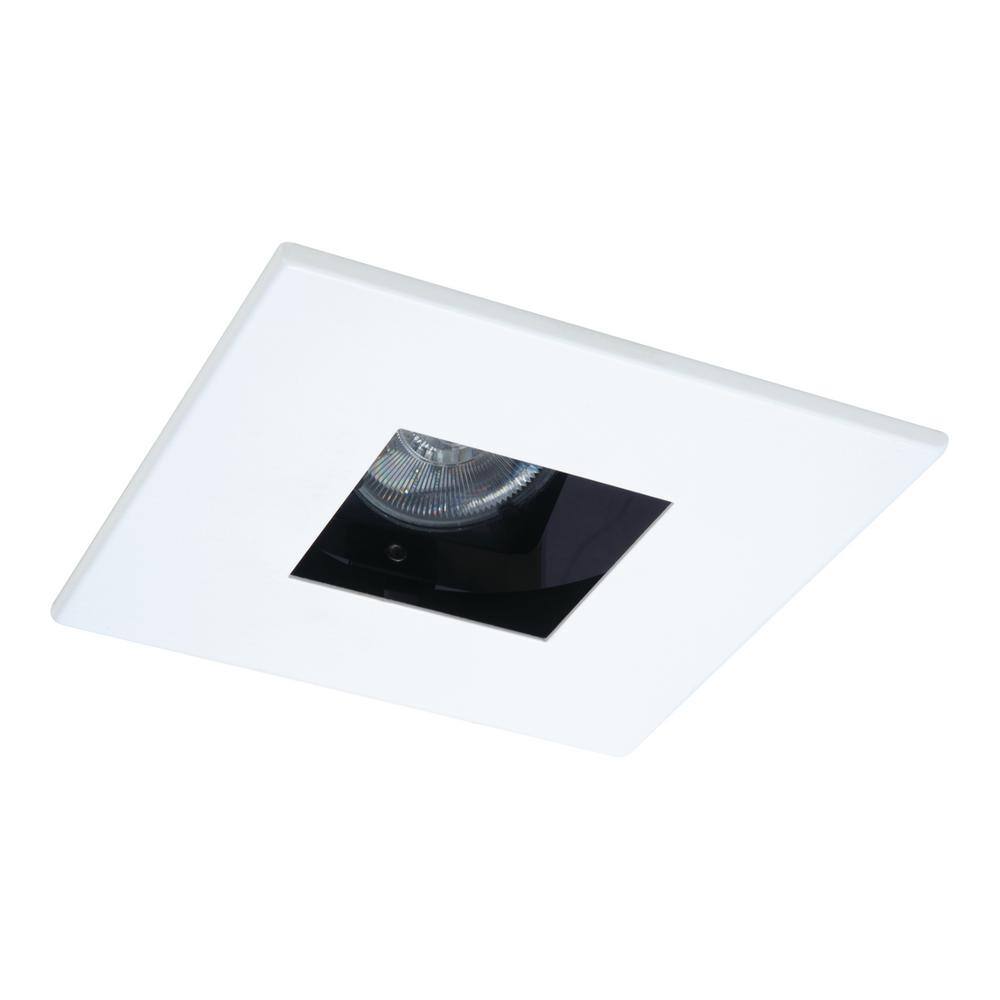 HALO Halo E44 4in. Metal White Square Pinhole Recessed Trim 1484MW ...