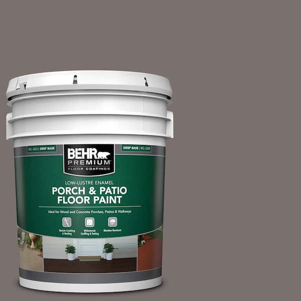 BEHR PREMIUM 5 gal. #790B-5 Simple Silhouette Low-Lustre Enamel Interior/Exterior Porch and Patio Floor Paint
