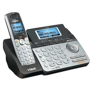 Cordless 2-Line Phone System with Digital Answering System, Single-Handset System