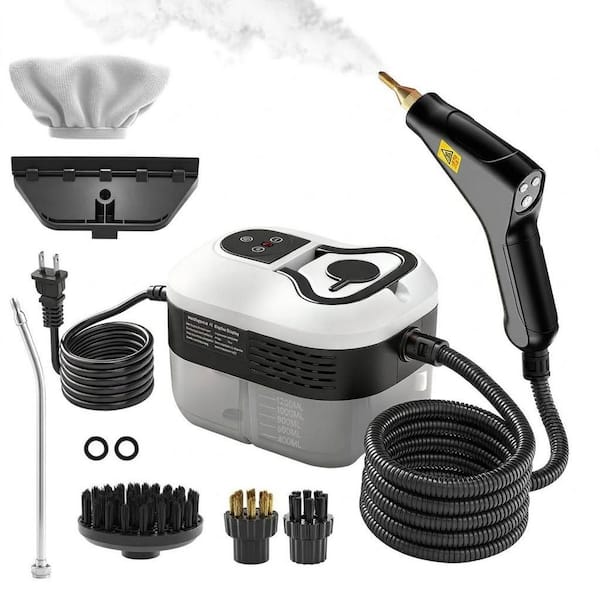 Corded Pressurized Handheld Steam Cleaner with 1.2L Tank, 15s Fast Heat-Up, 6-Level Adjustable for Tile, Grout, Kitchen
