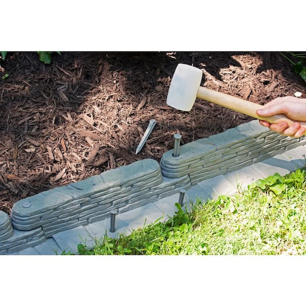 TrimFree™ 10' Bedrocks™ Slate Gray Landscape Edging at Menards®