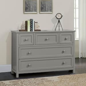 Schoolhouse 4.0 Wood Dresser with 5 Drawers, Gray