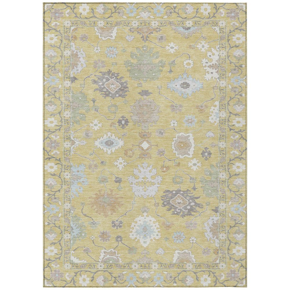 Chantille Machine Washable Indoor/Outdoor Abstract ACN2675 Wheat 5 ft. x 7 ft. 6 in. Area Rug price history on PriceWatchPro