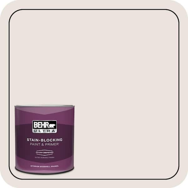 BEHR ULTRA 1 qt. #ECC-58-2 Earthly White Extra Durable Eggshell Enamel Interior Paint & Primer