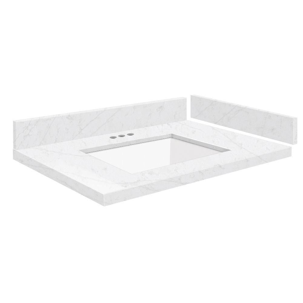 Reviews for Transolid Silestone 28 in. W x 22.25 in. D Quartz White