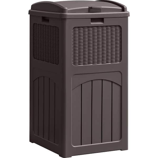 Tozey 32.7 in. W x 18.7 in. D x 34.3 in. H Brown Dual PP
