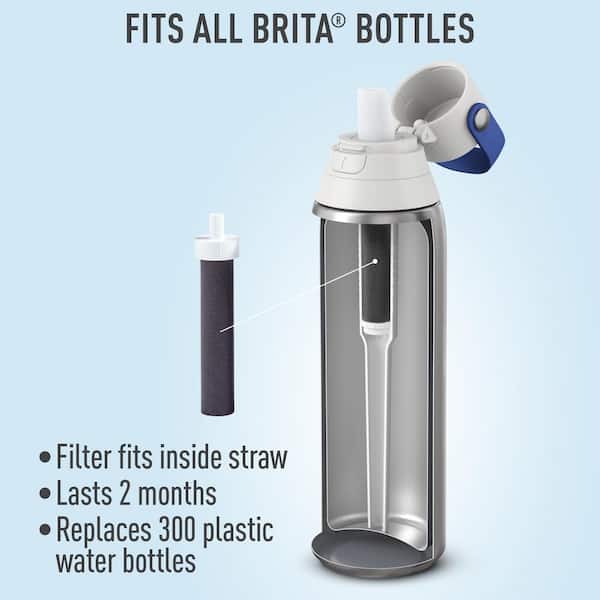 Brita Everyday Water Filter Pitcher, BPA-Free Water Pitcher, Replaces 1,800  Plastic Water Bottles a Year, Lasts Two Months or 40 Gallons, Includes 1