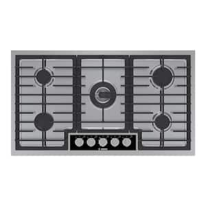 KCGS956ESSKitchenAid 36 5-Burner Gas Cooktop with Griddle STAINLESS STEEL  - King's Great Buys Plus