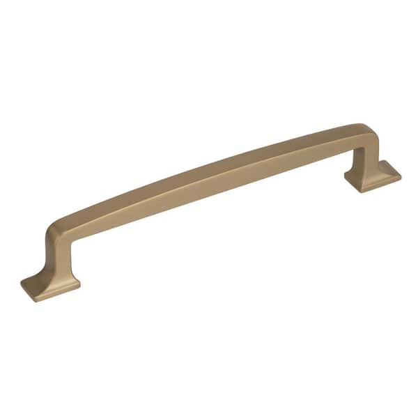 Amerock Westerly 6-5/16 in. (160mm) Modern Golden Champagne Arch Cabinet Pull