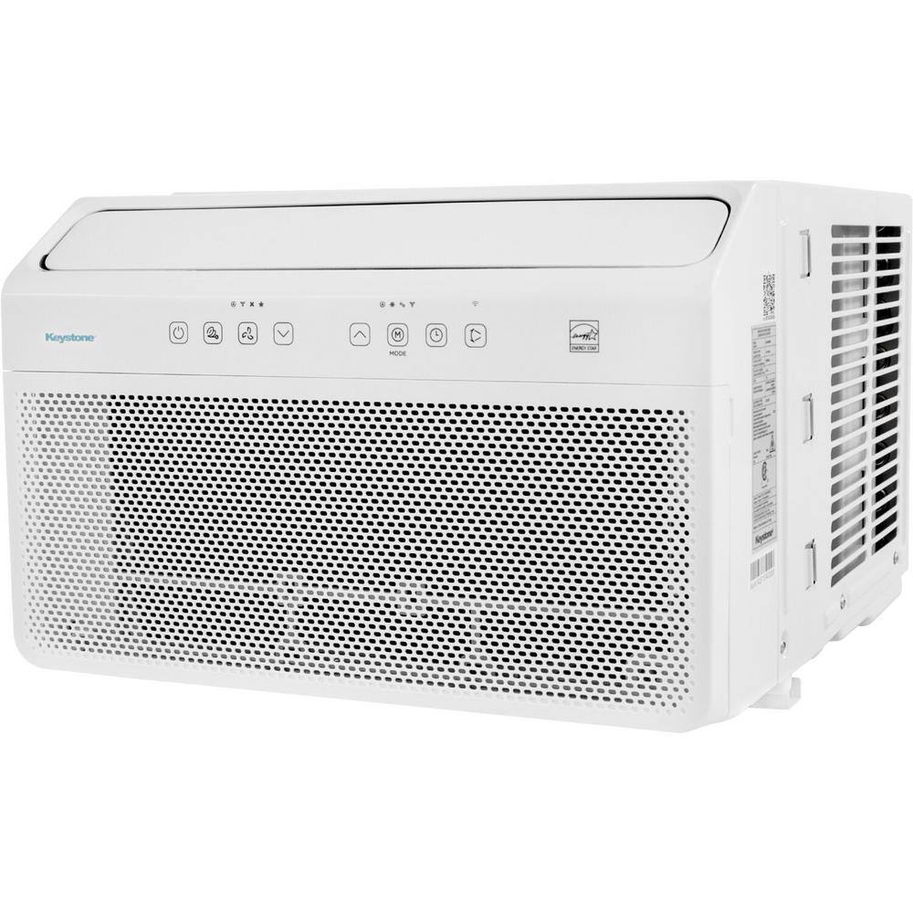 Keystone 10,000 BTU White Window Air Conditioner with Remote