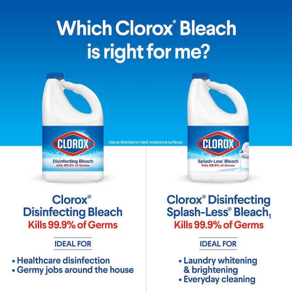 Clorox 81 oz. Concentrated Regular Disinfecting Liquid Bleach Cleaner  (6-Pack) C-311934849-6 - The Home Depot