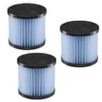 HEPA Filter for Small Wet Dry Vacuums (3-Pack)