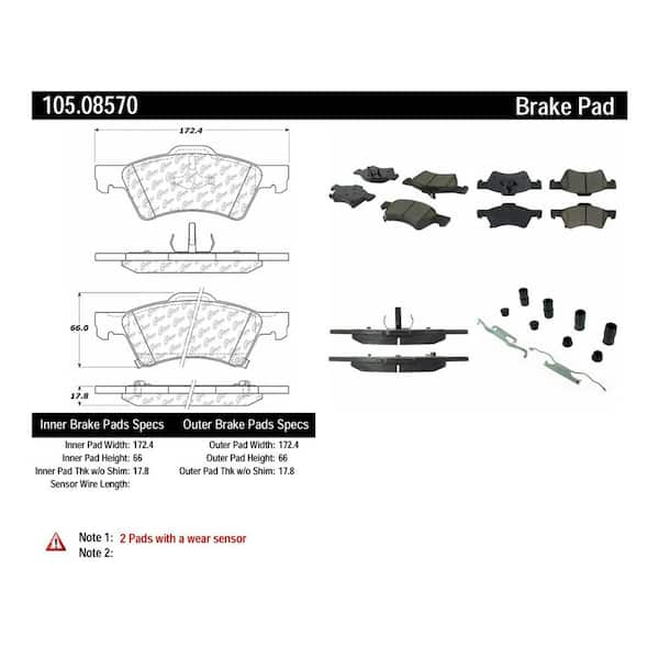 Centric Parts Disc Brake Pad Set